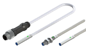 sensor indutivo miniatura para automação industrial com restrição de espaço