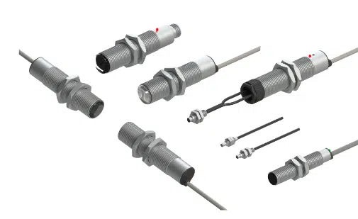 Sensor industrial tipo fotoeletrico por difusão, por espelho, barreira de luz ou fibra ótica
